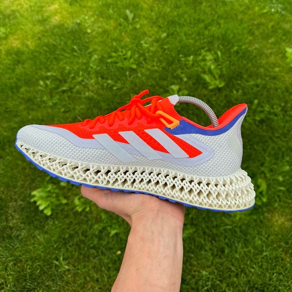 Running shoes Adidas 4DFWD 2 Solar red blue mens brand new 9 9,5 10 us - Picture 3 of 8